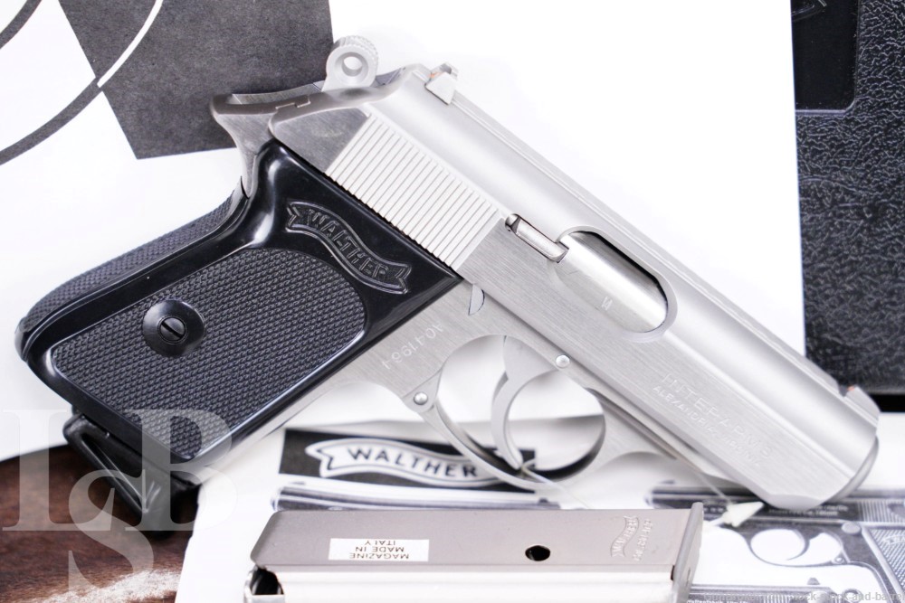 Walther Interarms Model PPK .380 ACP 3.25" Stainless Semi-Auto Pistol, 1989-img-0