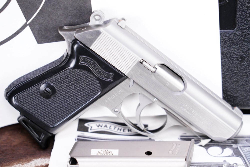 Walther Interarms Model PPK .380 ACP 3.25" Stainless Semi-Auto Pistol, 1989-img-2
