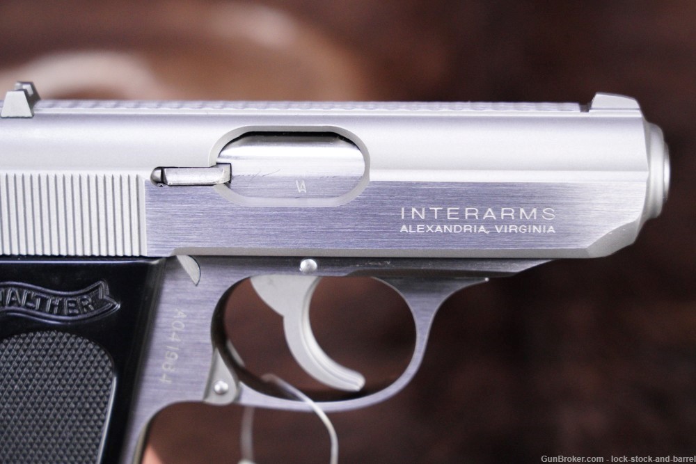 Walther Interarms Model PPK .380 ACP 3.25" Stainless Semi-Auto Pistol, 1989-img-7