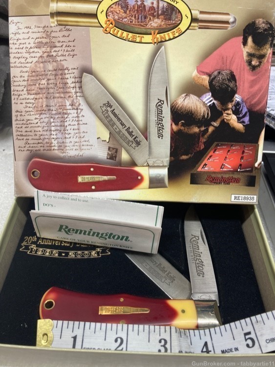 Remington 20th anniversary bullet knife new w/papers-img-0