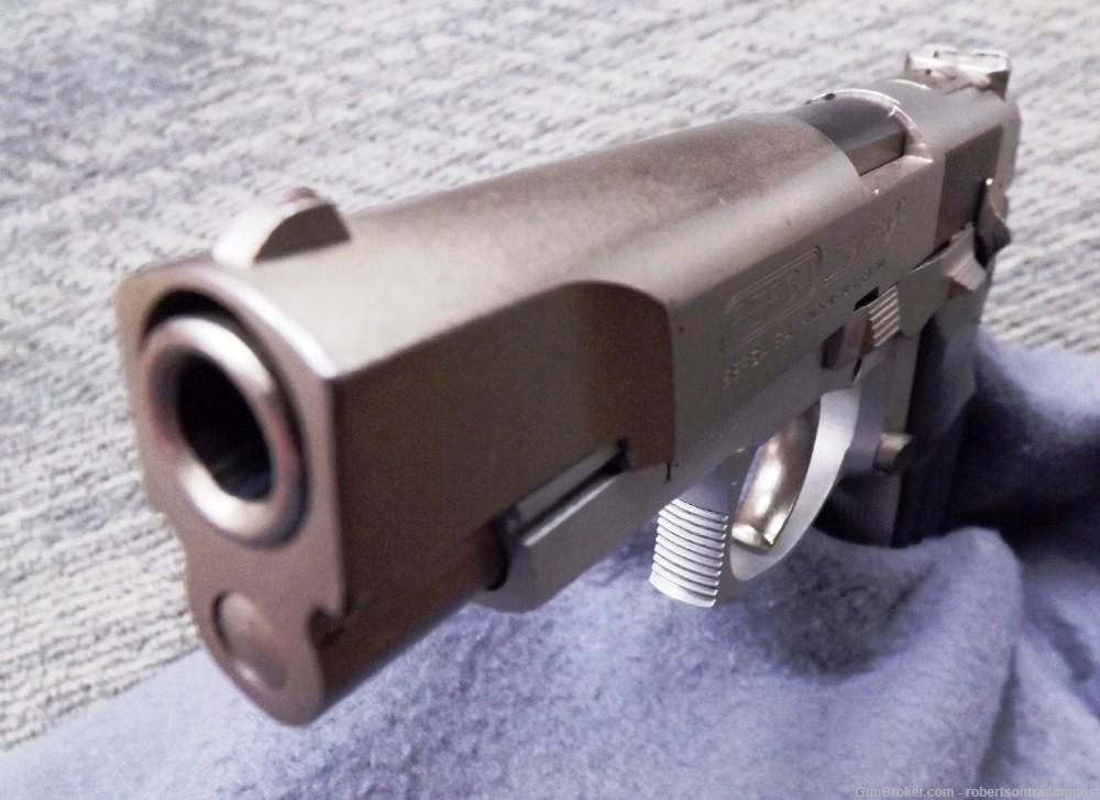 Bersa 9mm Thunder 9 Nickel Lightweight Full Size 1994 First Year VG 16 Shot-img-1