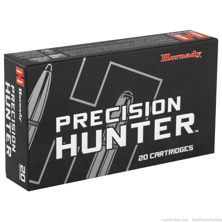 Hornady Precision Hunter 7mm-08  Rem. 150 Grain ELD-X - 20 Rounds-img-1