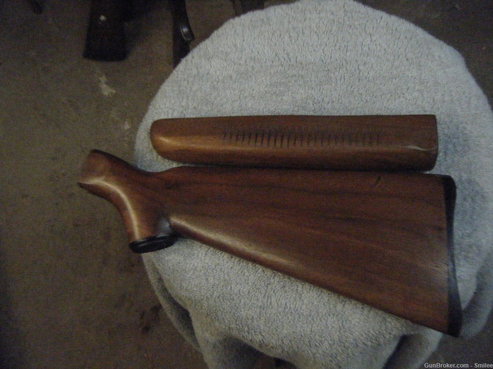 JC Higgins model 33 22 rifle stock and forearm-img-1