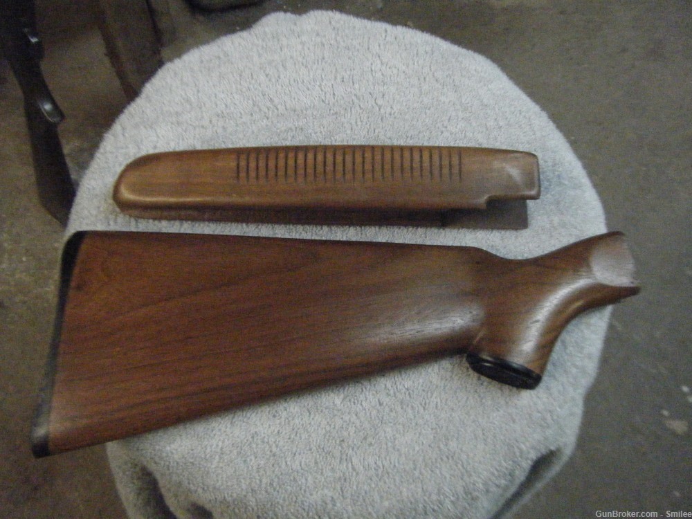 JC Higgins model 33 22 rifle stock and forearm-img-0