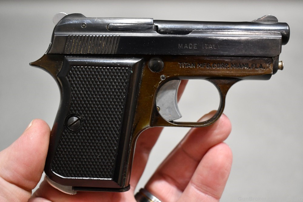 4 Assorted Small Frame Handguns 1 German Blank Pistol FIE TItan Gecado READ-img-2