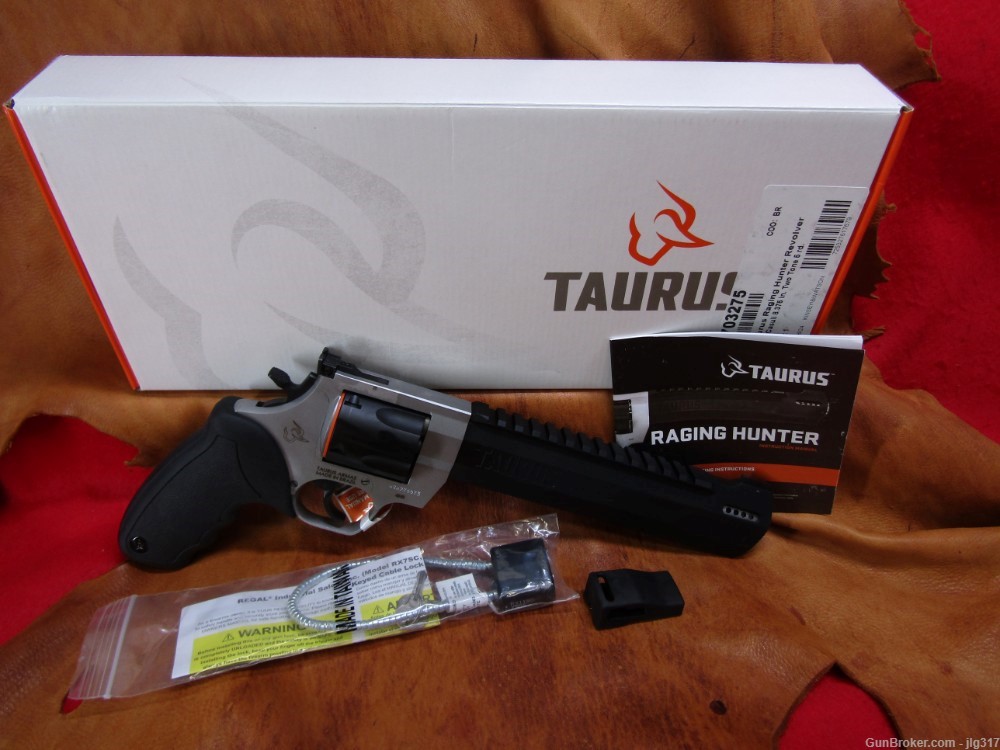 Taurus Raging Hunter 454H 454 Casul 5 Rds  Two Tone New in Box 2-454085RH-img-0