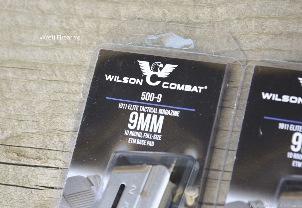 Wilson Combat 1911 9mm 10 Round Magazine 3 Pack 500-9 No CC Fee-img-1
