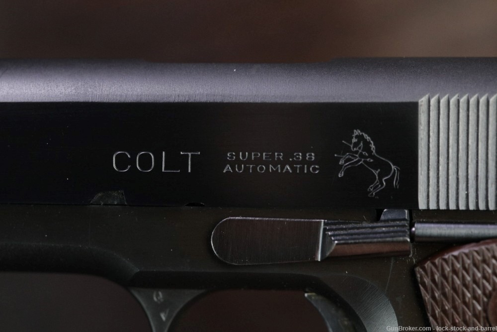 Post-War Colt Super .38 Automatic Blue 5" 1911 Semi-Auto Pistol, 1950 C&R-img-12