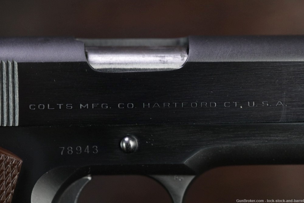 Post-War Colt Super .38 Automatic Blue 5" 1911 Semi-Auto Pistol, 1950 C&R-img-10