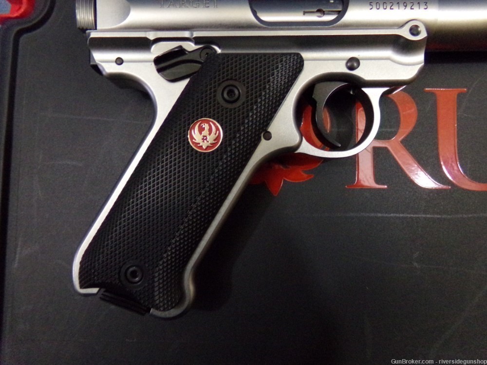 Ruger Mark IV Target Stainless, 22 semi auto pistol-img-6