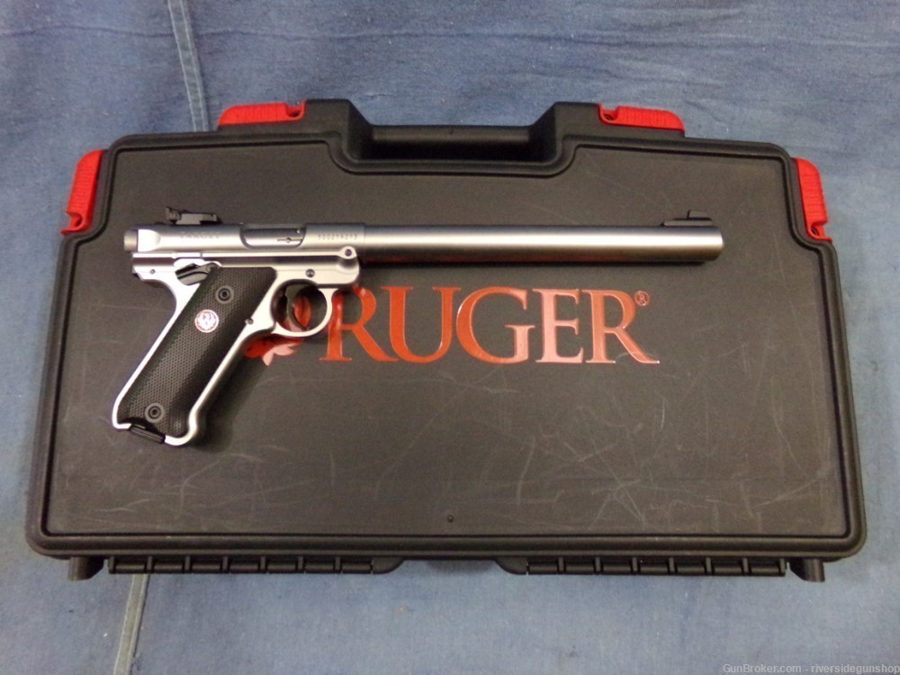Ruger Mark IV Target Stainless, 22 semi auto pistol-img-1