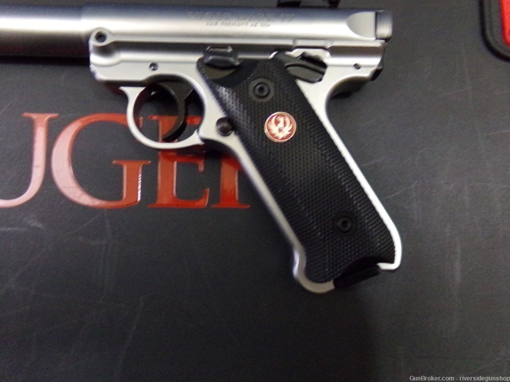 Ruger Mark IV Target Stainless, 22 semi auto pistol-img-7