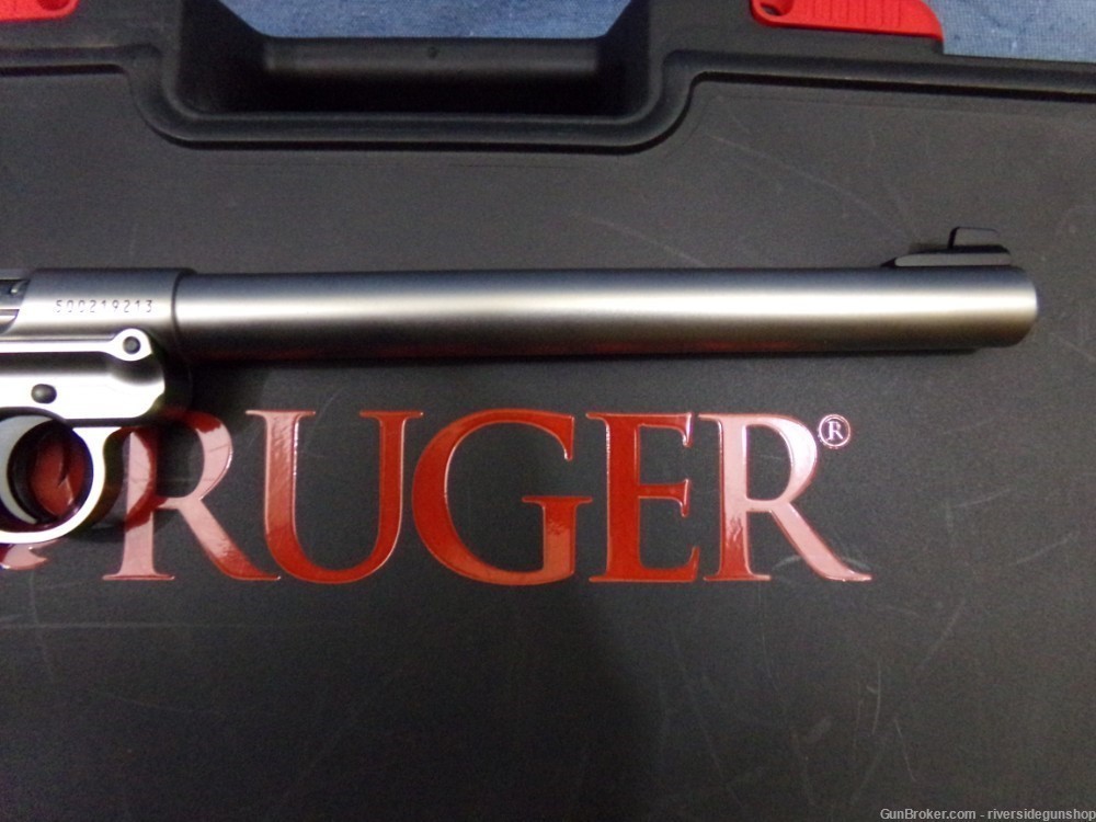 Ruger Mark IV Target Stainless, 22 semi auto pistol-img-5
