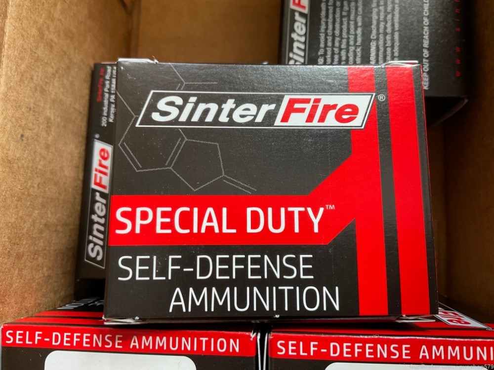 SINTERFIRE 200 ROUND CASE 9MM LUGER SPECIAL DUTY FRANGIBLE HOLLOW POINT-img-2