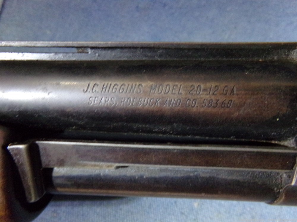 JC Higgins 12 ga pump action shotgun-img-2