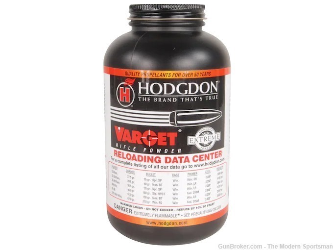 Hodgdon Extreme Varget Smokeless Powder - 1lb Can-img-0