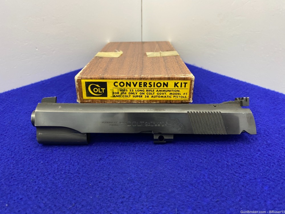 Colt's .22 Cal. Conversion Unit *FLOATING CHAMBER & COLT ACCRO REAR SIGHT*-img-7