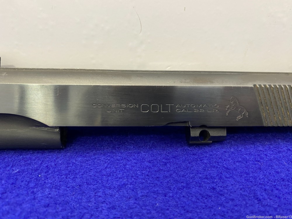 Colt's .22 Cal. Conversion Unit *FLOATING CHAMBER & COLT ACCRO REAR SIGHT*-img-12