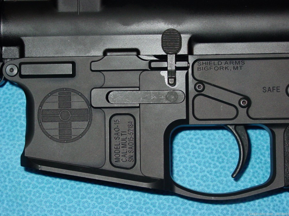 Custom Shield Arms / CMMG 5.7x28mm AR Pistol with  Folding Receiver-img-4