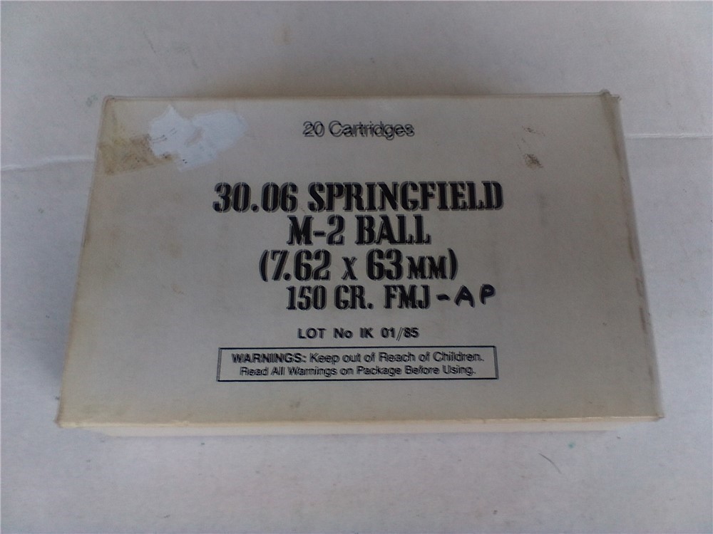 30 06 Springfield M 2 ball 150 gr AP ammo-img-0