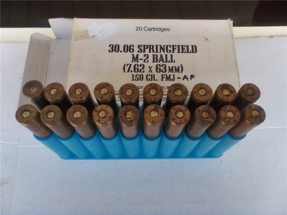 30 06 Springfield M 2 ball 150 gr AP ammo-img-3