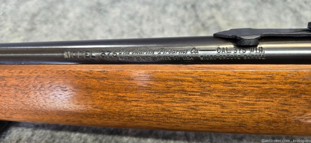 Marlin 375 20" .375 Winchester w JM Stamp Lever Action Rifle | 1980 mfg-img-5