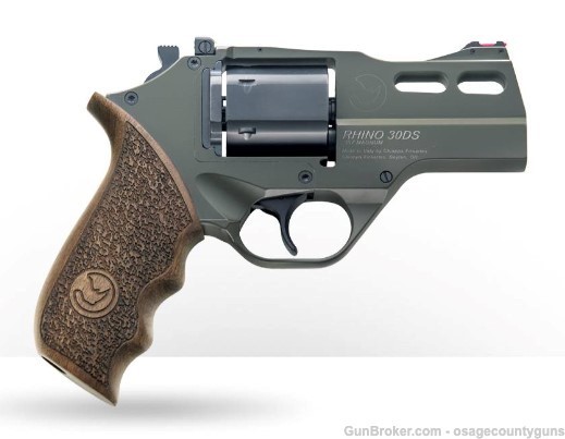 Chiappa Rhino Revolver 30DS Hunter - 3" - .357 Mag - Green Cerakote-img-1