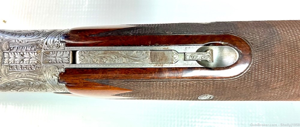BROWNING SUPERPOSED DIANA GRADE OVER/UNDER 12 GA RARE ENGRAVER F. MARECHAL-img-9