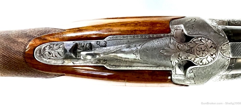 BROWNING SUPERPOSED DIANA GRADE OVER/UNDER 12 GA RARE ENGRAVER F. MARECHAL-img-4