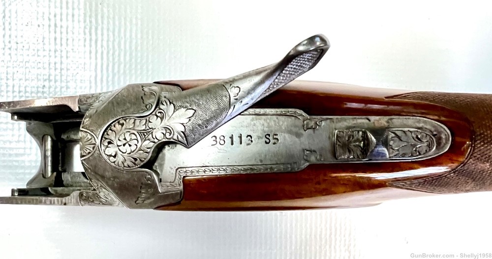 BROWNING SUPERPOSED DIANA GRADE OVER/UNDER 12 GA RARE ENGRAVER F. MARECHAL-img-19