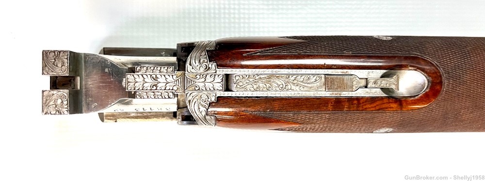 BROWNING SUPERPOSED DIANA GRADE OVER/UNDER 12 GA RARE ENGRAVER F. MARECHAL-img-26