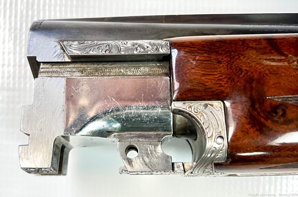 BROWNING SUPERPOSED DIANA GRADE OVER/UNDER 12 GA RARE ENGRAVER F. MARECHAL-img-25