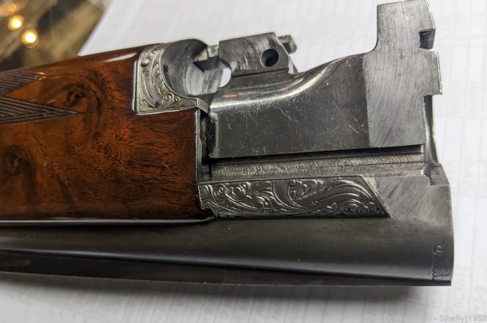 BROWNING SUPERPOSED DIANA GRADE OVER/UNDER 12 GA RARE ENGRAVER F. MARECHAL-img-31