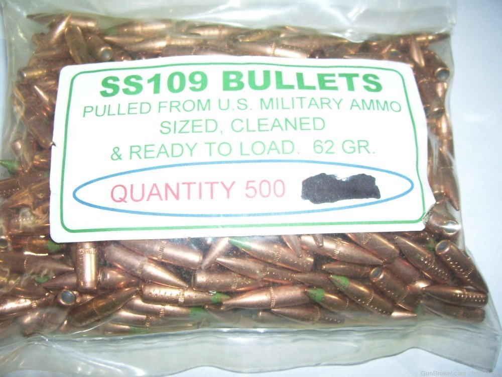 SS109 Bullets 62 Grain, 5.56-img-0