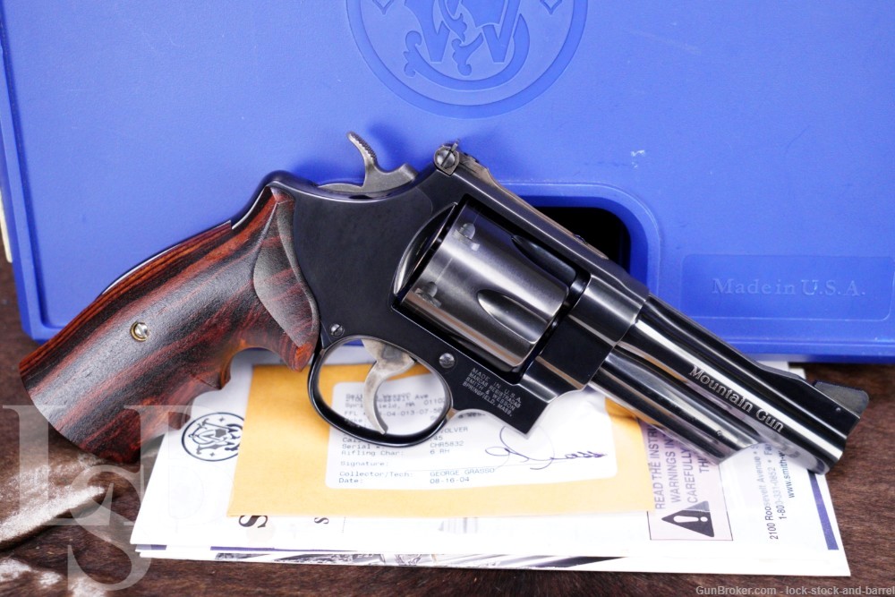 Smith & Wesson S&W 25-13 Mountain Gun 160929 .45 Colt 4" DA/SA Revolver-img-0