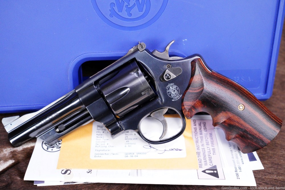 Smith & Wesson S&W 25-13 Mountain Gun 160929 .45 Colt 4" DA/SA Revolver-img-3