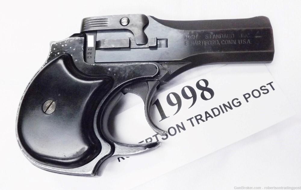 High Standard .22 Magnum DM-101 2 Shot Derringer VG 1980 Steel & Alloy -img-13