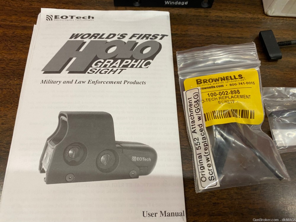 EOTech Hood and GG&G Scope Lens Covers w/ Mounting Hardware Latch -img-13
