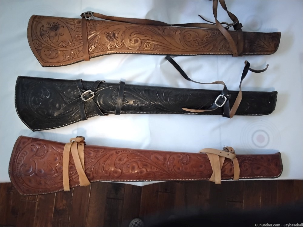 Winchester scabbard leather cases-img-0