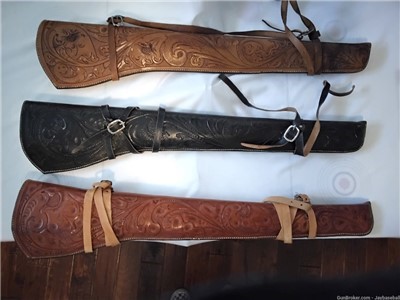 Winchester scabbard leather cases