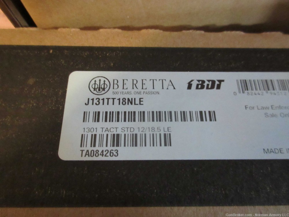 Beretta 1301 Tactical LE shotgun 12ga 18.5" 7+1 Ghost Rings sights NEW-img-7