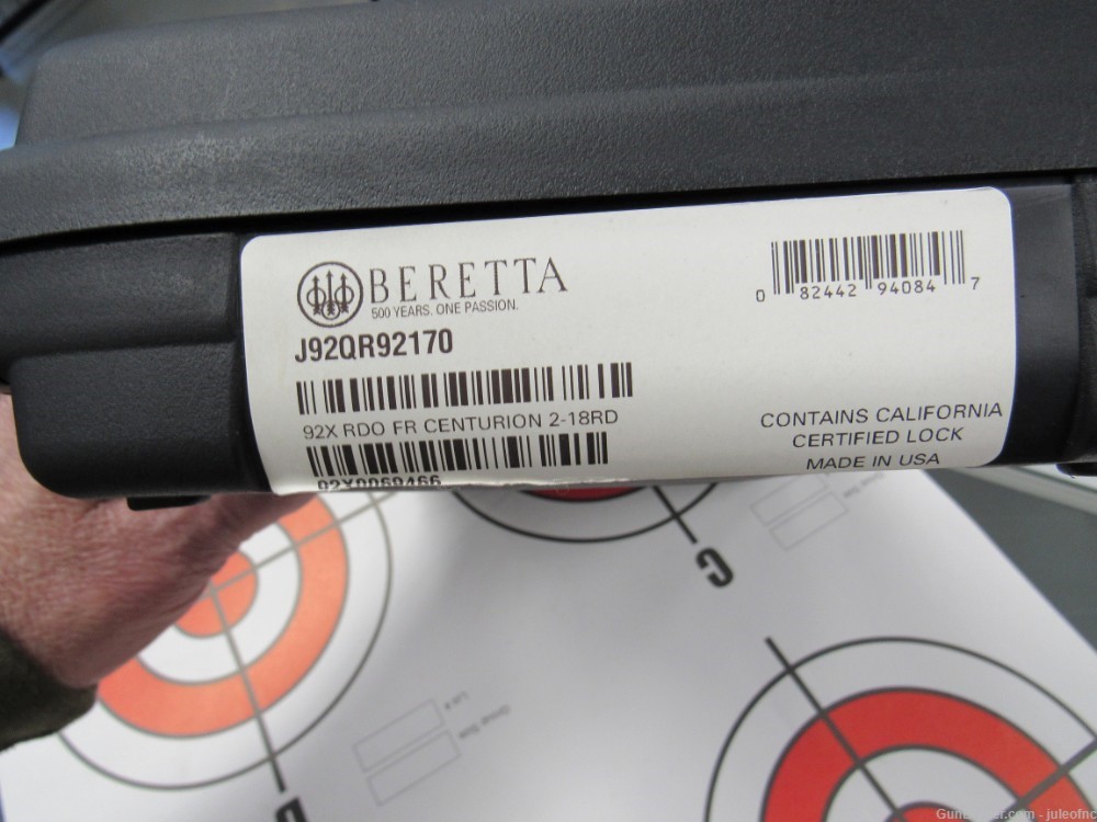 Beretta 92x RDO Centurion 4.25 Barrel 2 18 rd Mags No CC Fees-img-2