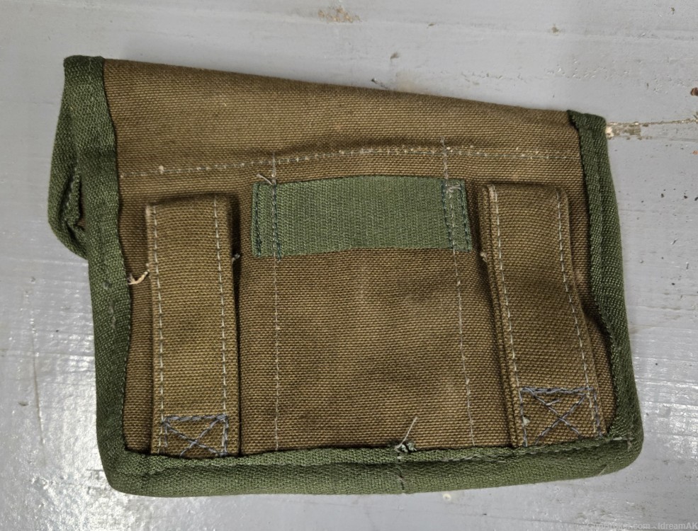 Small Green East German Pouch-img-2