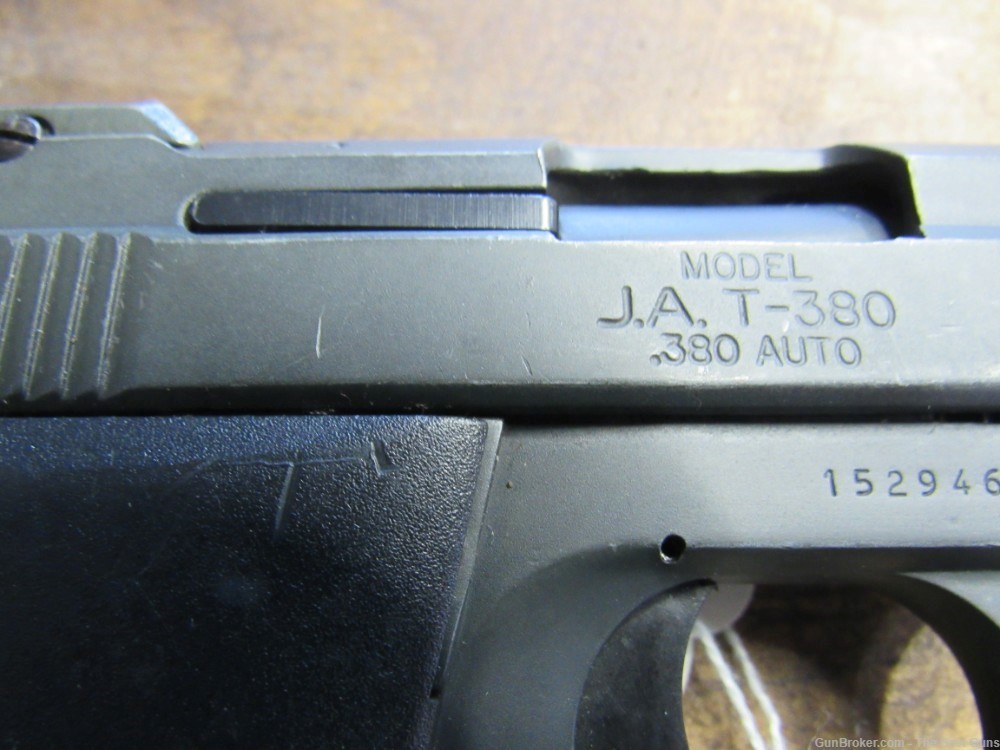 Gunsmith Special Jimenez Arms Model JA T-380 Pistol 380 ACP Auto J.A. T380-img-6