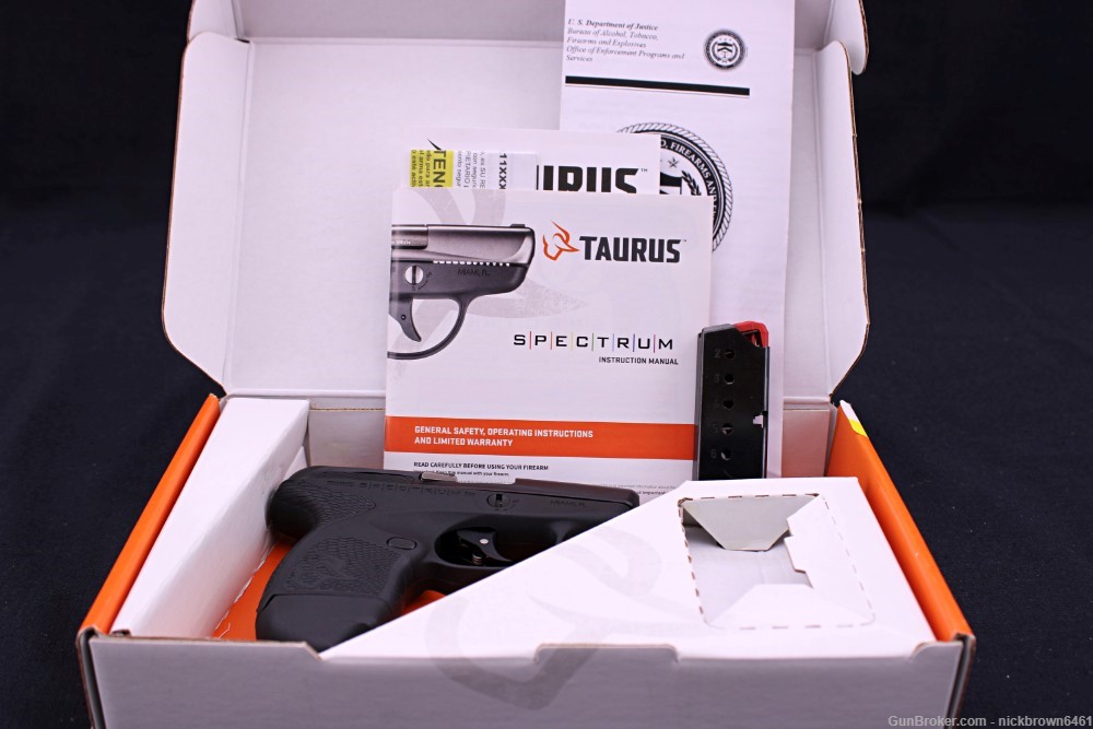 TAURUS SPECTRUM 380 ACP 2.8" BBL 2 MAGS FACTORY BOX MADE IN USA-img-2