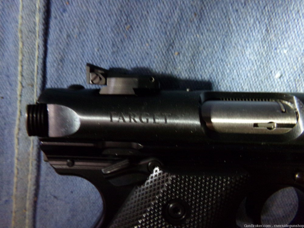 Ruger MK IV Target, blued semi auto pistol, new-img-12