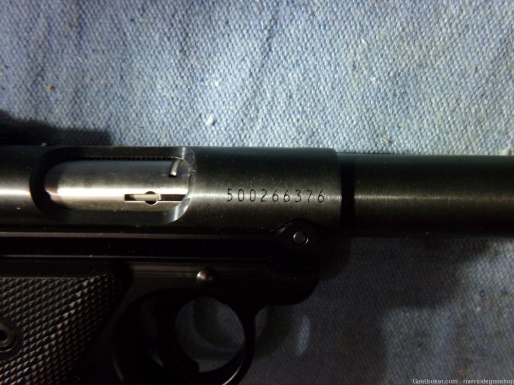 Ruger MK IV Target, blued semi auto pistol, new-img-3