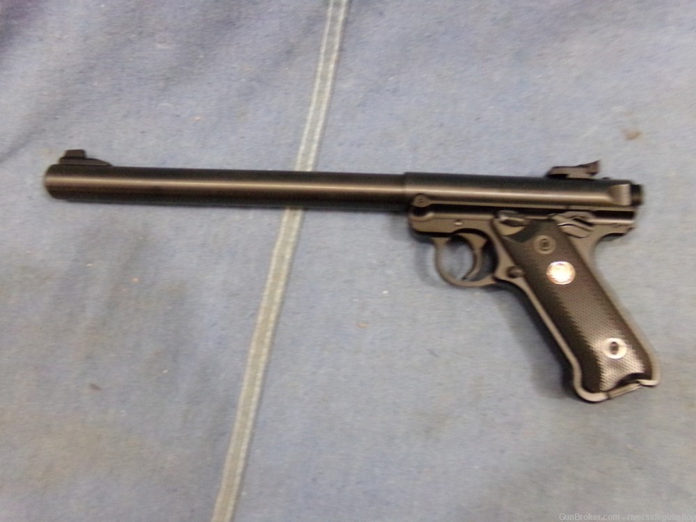 Ruger MK IV Target, blued semi auto pistol, new-img-2