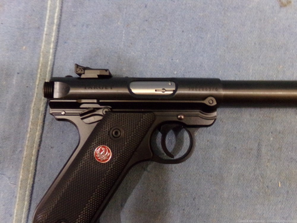 Ruger MK IV Target, blued semi auto pistol, new-img-5