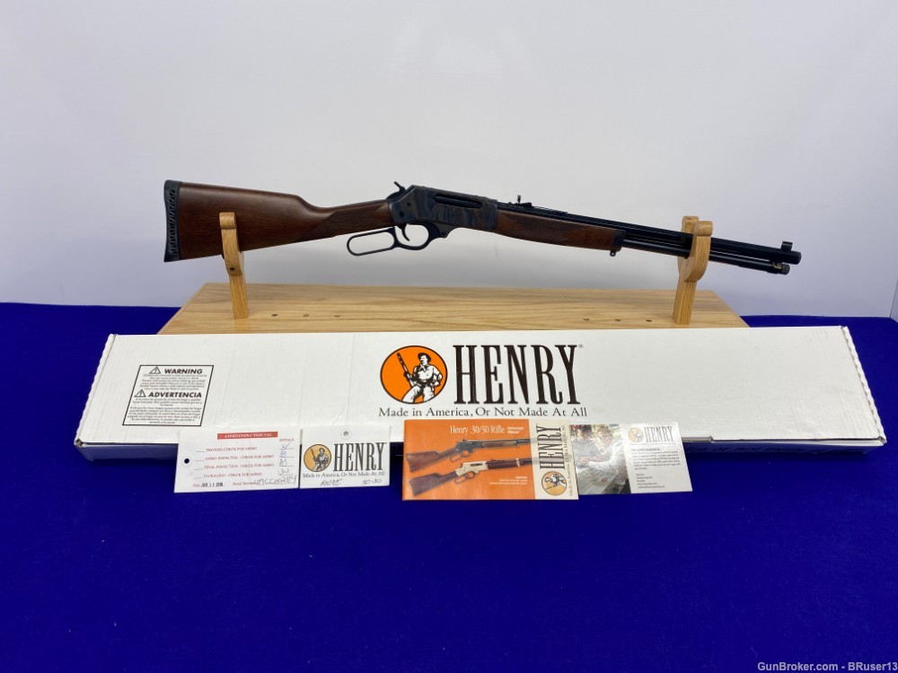 2018 Henry Color Case Hardened Edition .30-30 Win 20" *EYE CATCHING RIFLE*-img-0